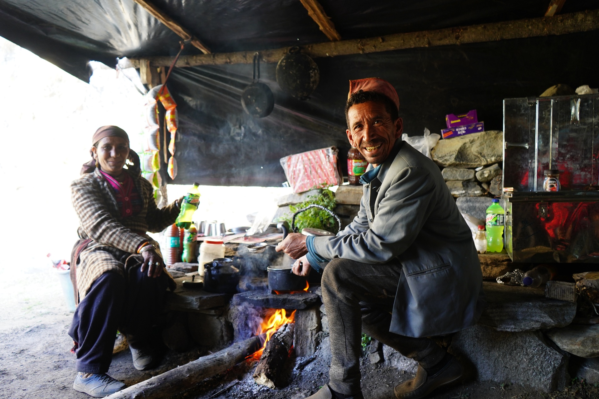 Osla Village, nestled in the Himalayas, a cultural landmark on the Har Ki Dun Trek."