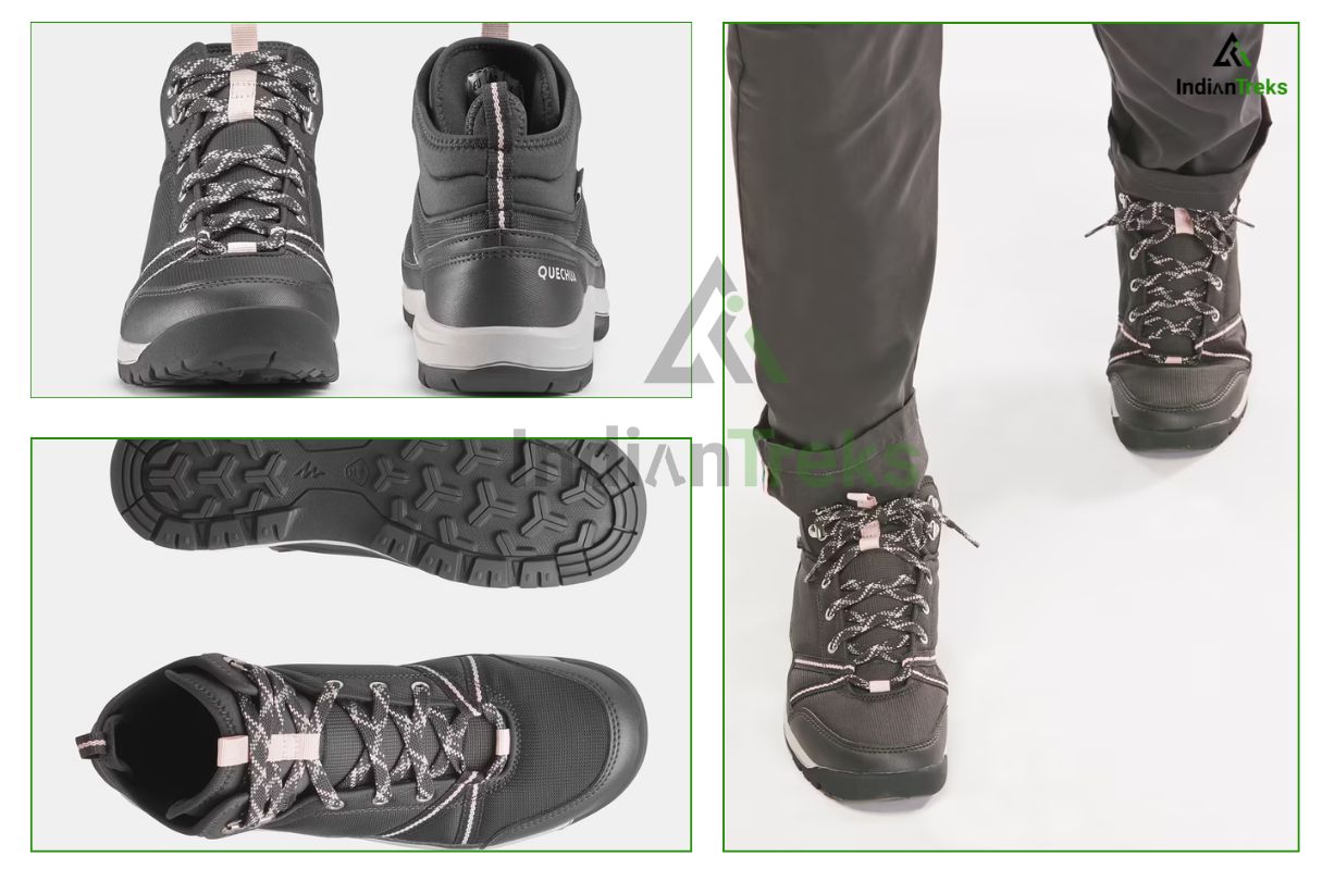 Affordable trekking shoes with waterproof design and ankle support