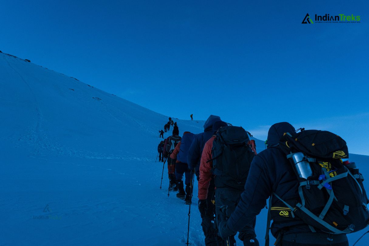 Snowy Trail in Kedarkantha Trek