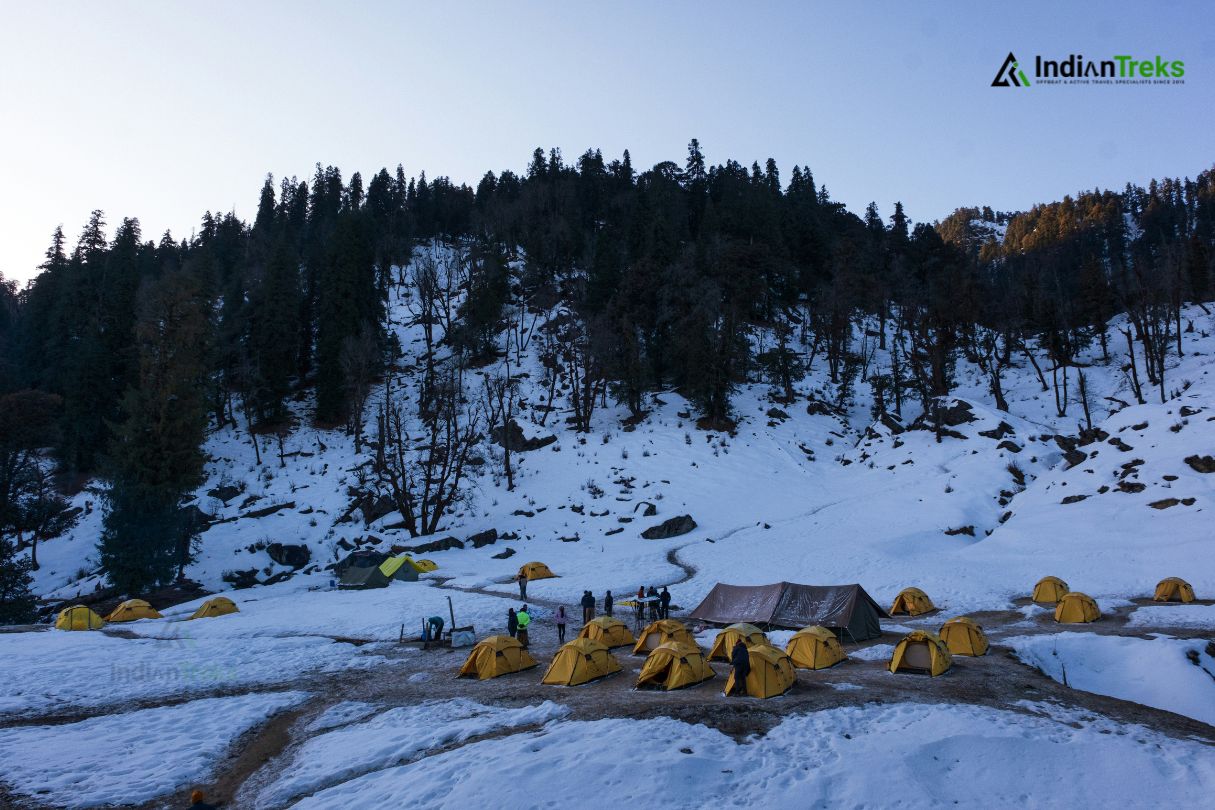 Winter Campsite at Kedarkantha