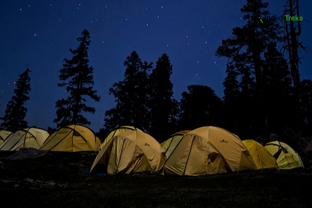 Starry Night on Kedarkantha Trek