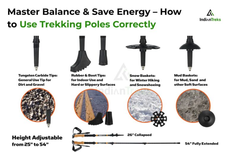 Read more about the article Master Balance, Save Energy – Use Trekking Poles the Right Way