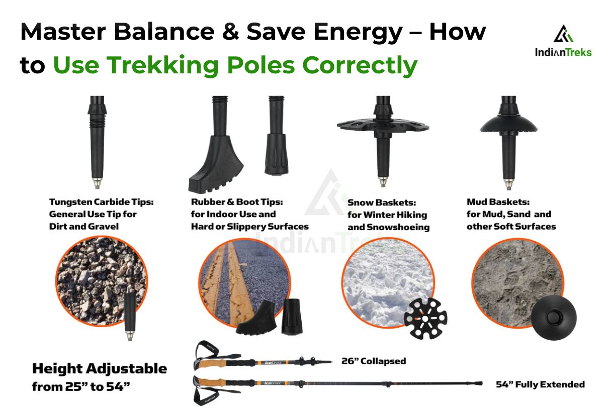 Read more about the article Master Balance, Save Energy – Use Trekking Poles the Right Way
